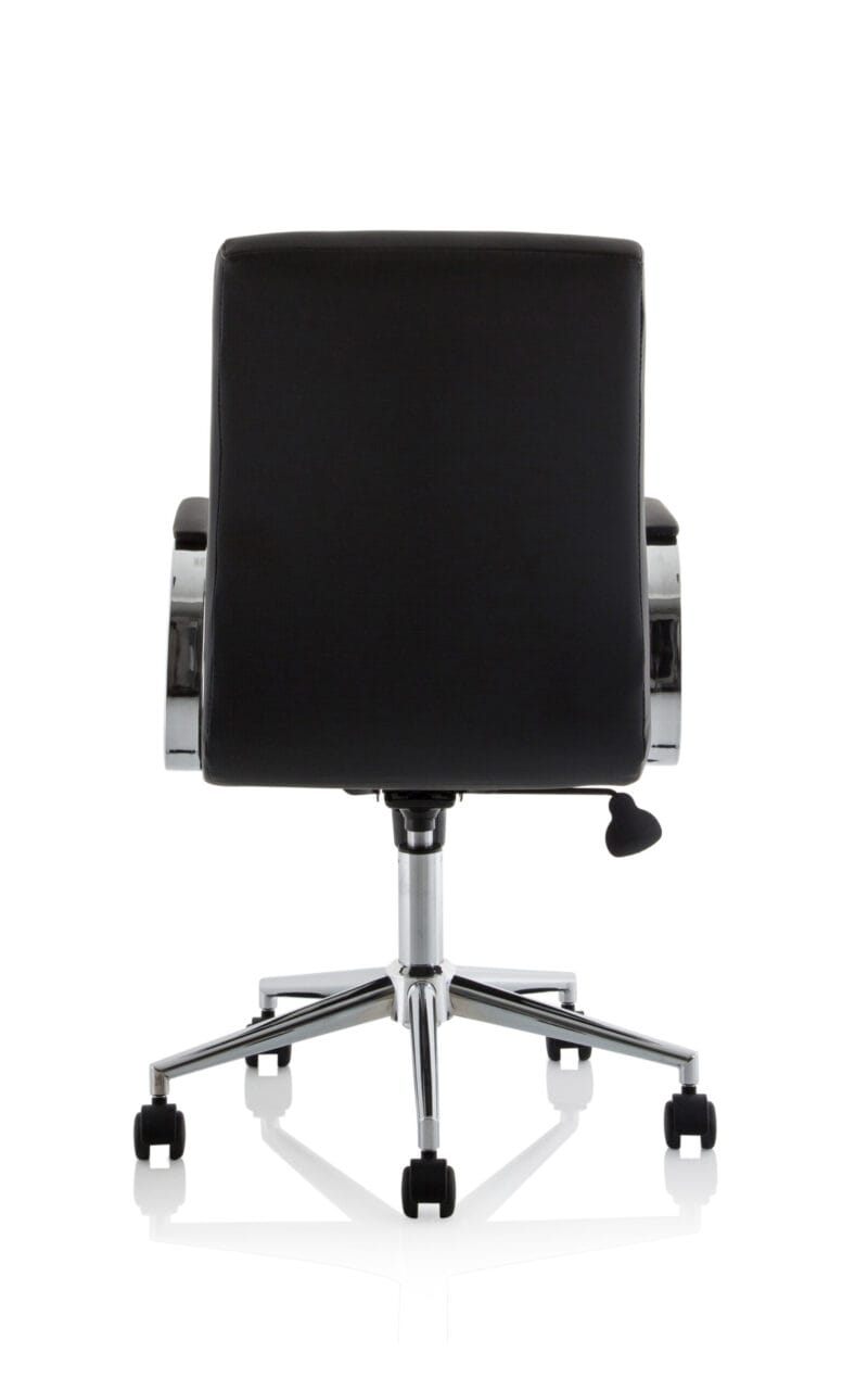 Ezra Medium Back Leather Executive Office Chair with Arms - Image 39