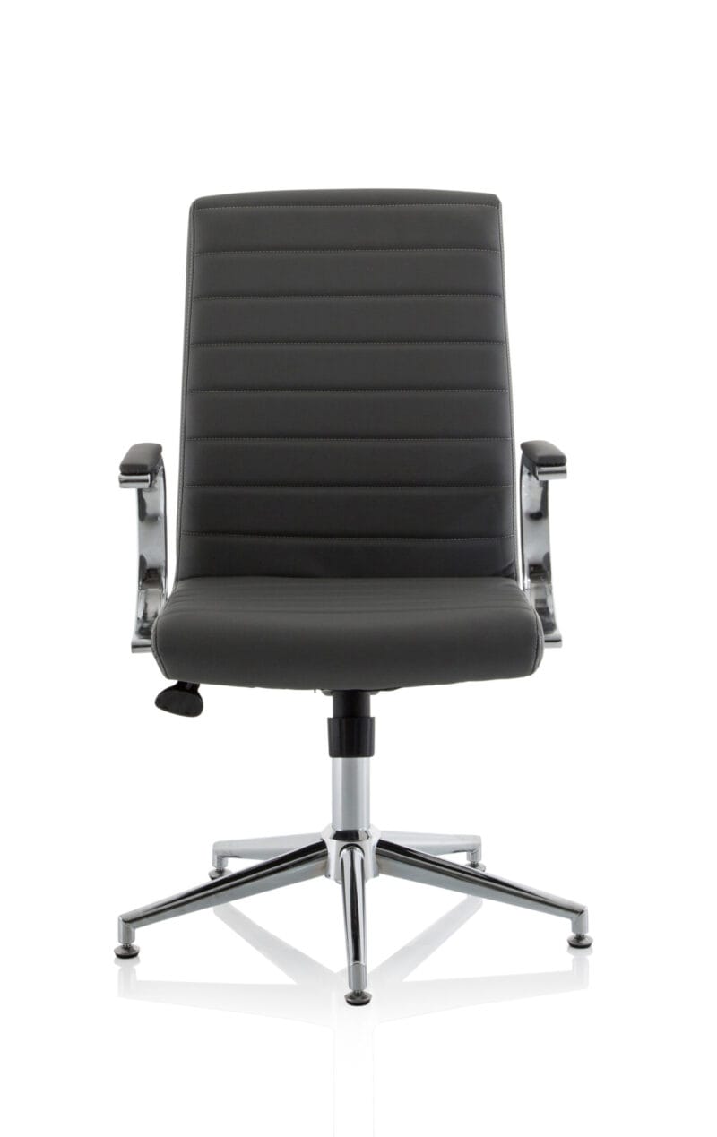 Ezra Medium Back Leather Executive Office Chair with Arms - Image 45