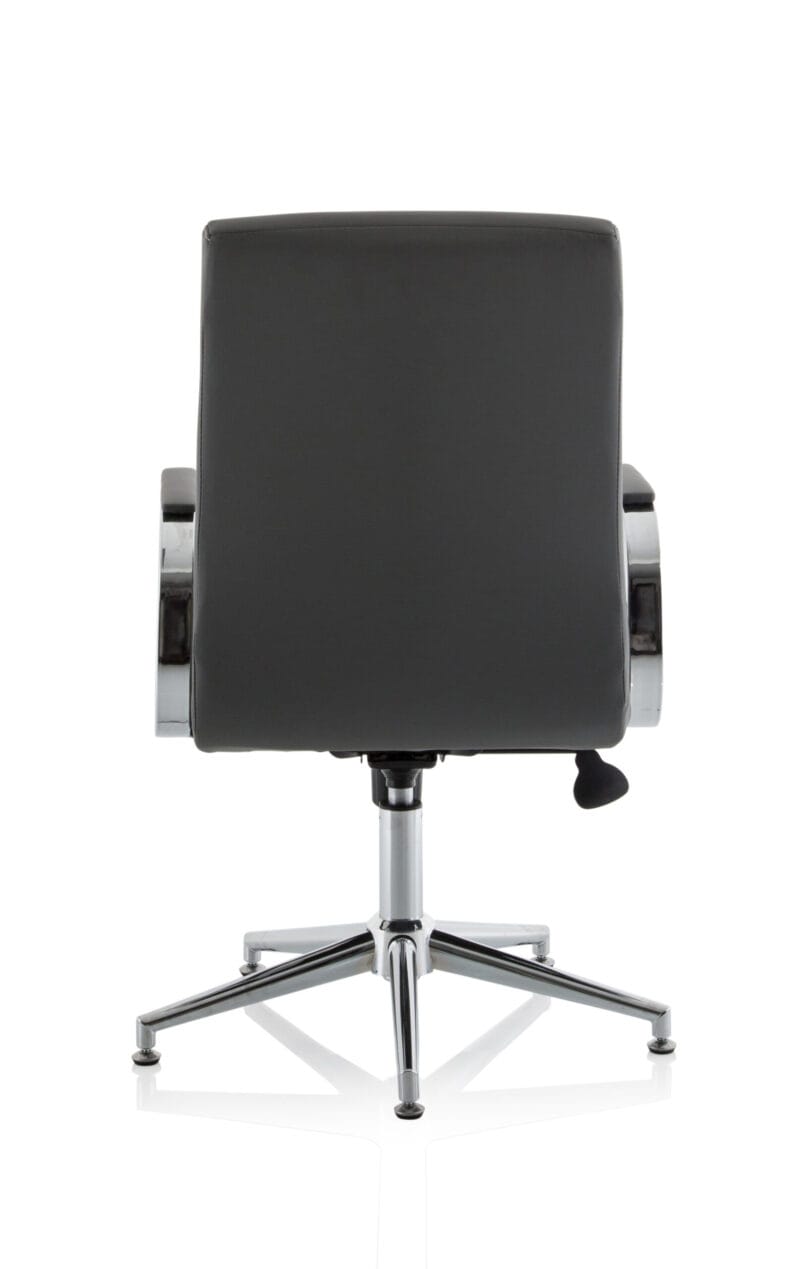 Ezra Medium Back Leather Executive Office Chair with Arms - Image 49