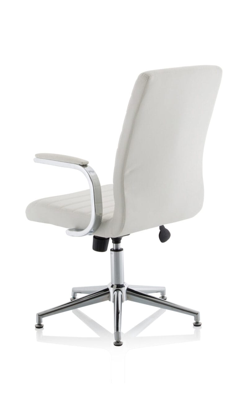 Ezra Medium Back Leather Executive Office Chair with Arms - Image 24