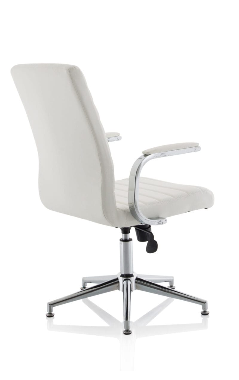 Ezra Medium Back Leather Executive Office Chair with Arms - Image 26