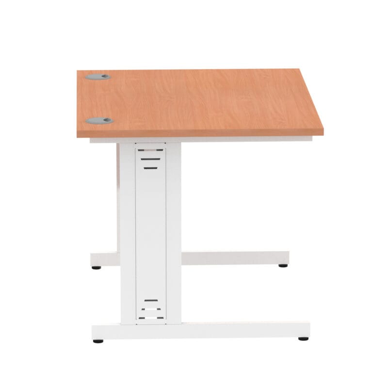 Impulse 1000mm Straight Desk Cable Managed Leg - Image 12