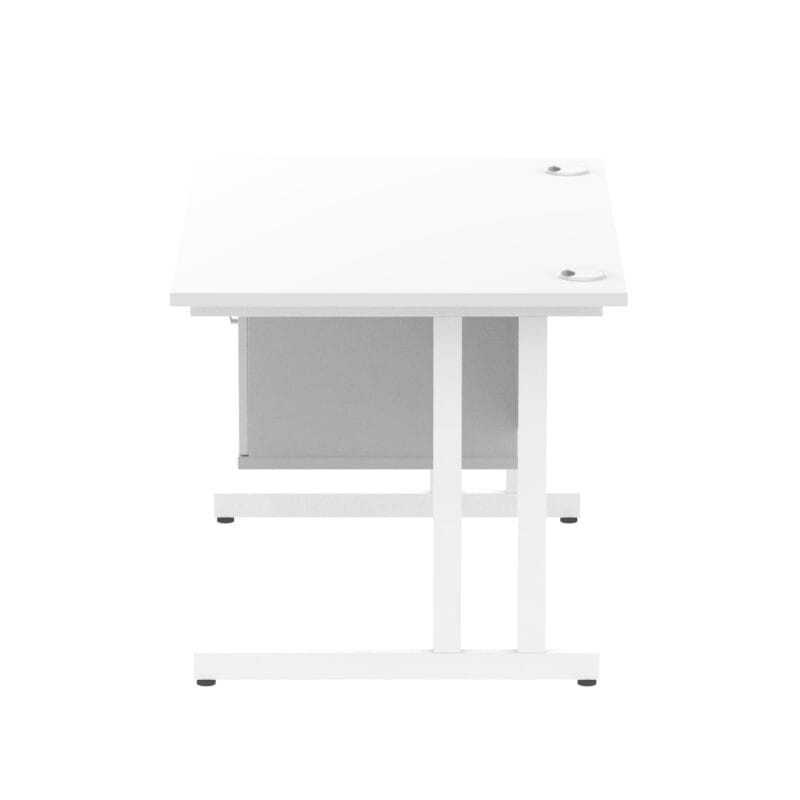 Impulse 1200mm Cantilever Straight Desk With Single Fixed Pedestal - Image 57