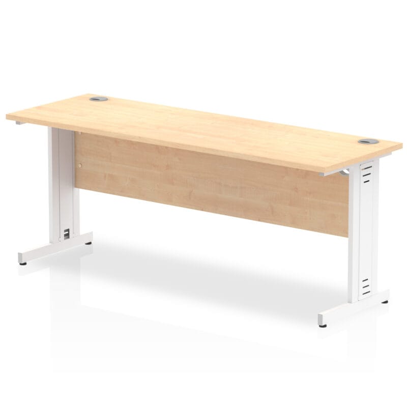 Impulse 1800mm Slimline Desk Cable Managed Leg - Image 6