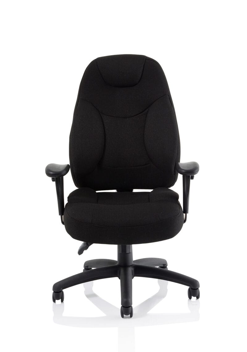 Galaxy Medium Back Task Operator Office Chair with Adjustable Arms - Image 2