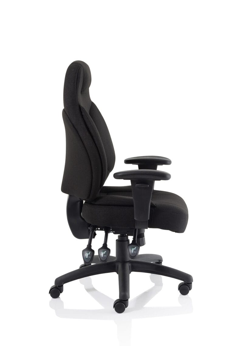Galaxy Medium Back Task Operator Office Chair with Adjustable Arms - Image 8