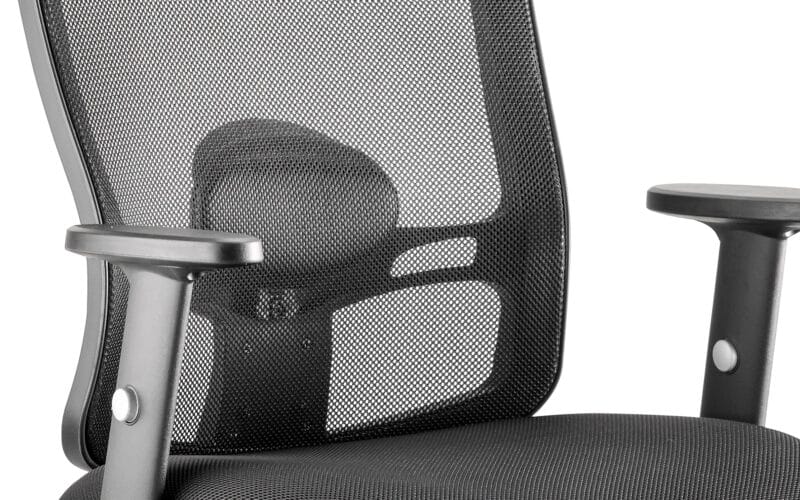 Portland Medium Mesh Back Task Operator Office Chair with Arms - Image 8
