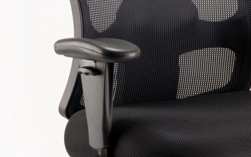Portland HD High Back Heavy Duty Task Operator Office Chair with Arms - Image 2