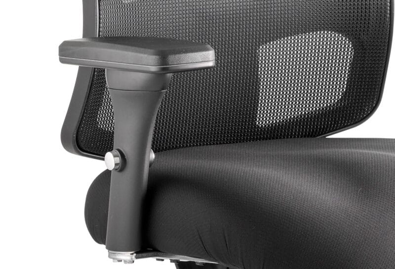 Regent High Mesh Back Ergonomic Task Operator Office Chair with Arms - Image 6
