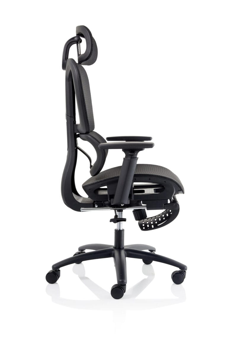 Horizon Executive Mesh Chair With Height Adjustable Arms and Footrest - Image 8