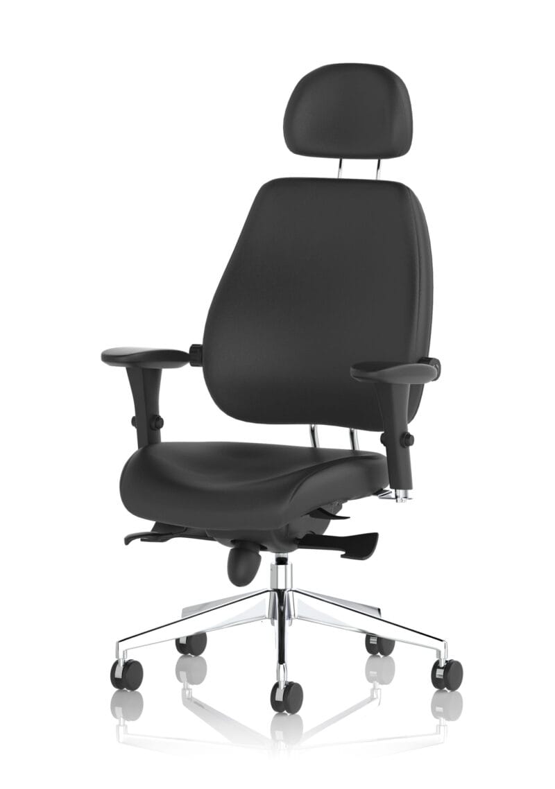 Chiro Plus Ultimate High Back Ergonomic Posture Chair with Arms and Headrest - Image 3