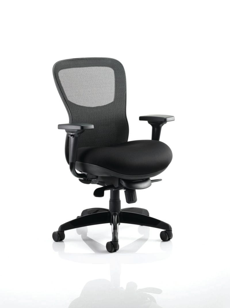 Stealth Shadow High Mesh Back Ergonomic Posture Chair with Arms - Image 17