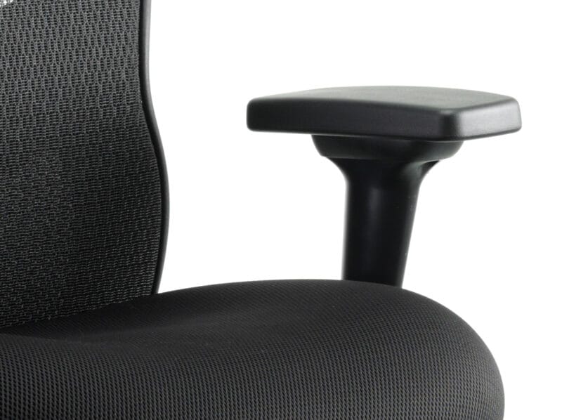 Stealth Shadow High Mesh Back Ergonomic Posture Chair with Arms - Image 19