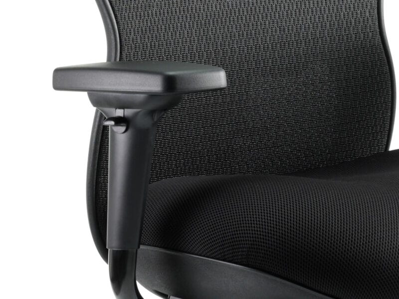Stealth Shadow High Mesh Back Ergonomic Posture Chair with Arms - Image 18