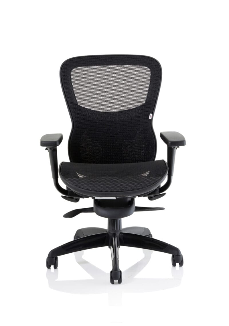 Stealth Shadow High Mesh Back Ergonomic Posture Chair with Arms - Image 2