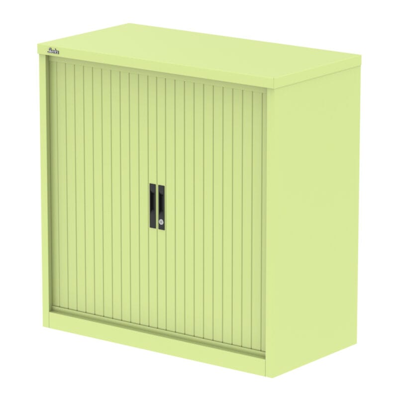 Qube Side Tambour Cupboard With Shelves - Image 13