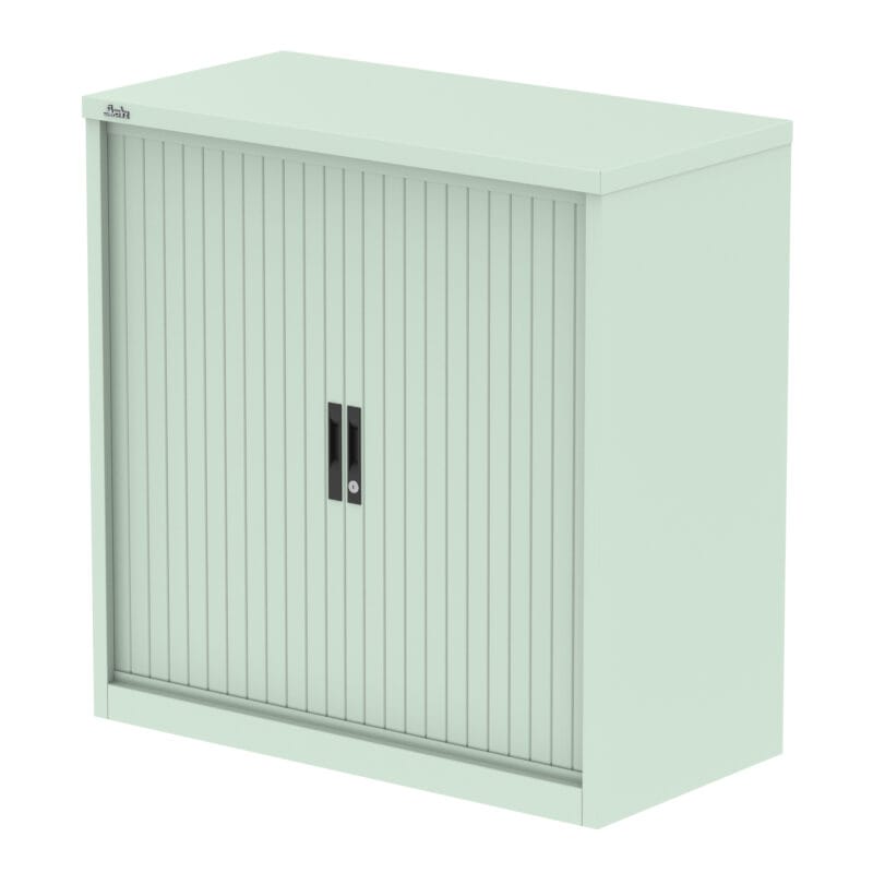 Qube Side Tambour Cupboard With Shelves - Image 15