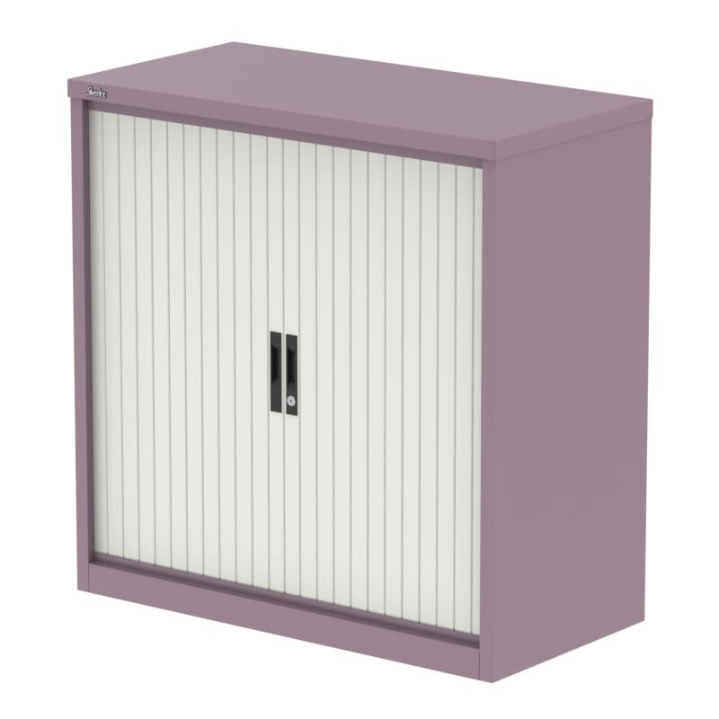 Qube Side Tambour Cupboard With Shelves - Image 28