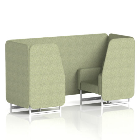 Brixworth Booth With White Legs In Single Tone
