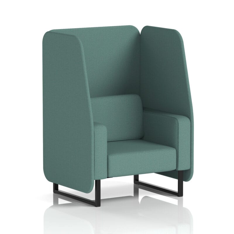 Brixworth Open Booth With Black Legs in Single Tone - Image 73