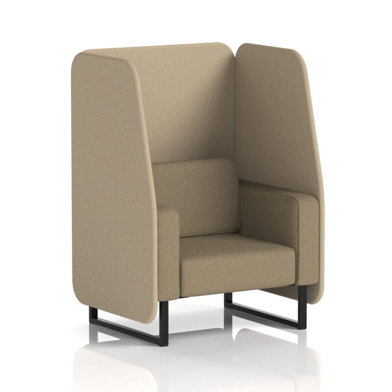Brixworth Open Booth With Black Legs in Two Tone - Image 49