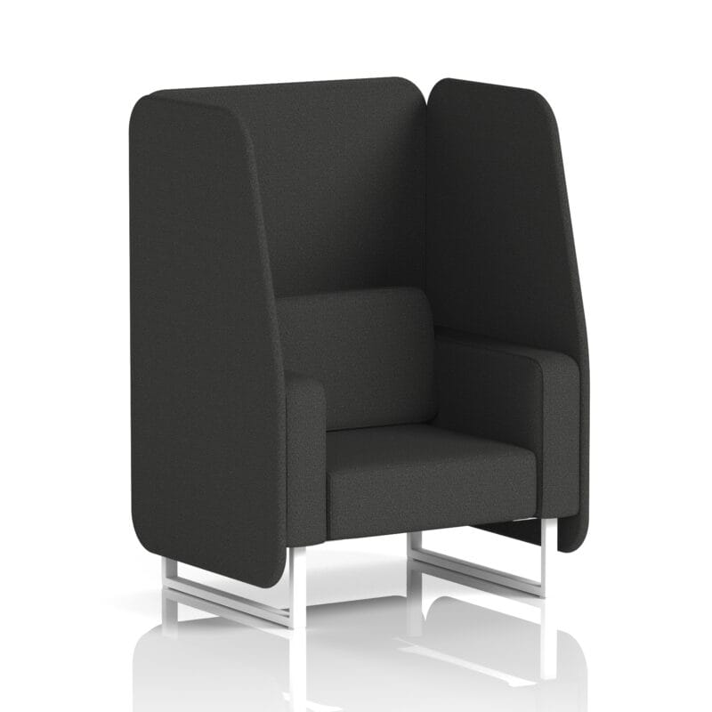 Brixworth Open Booth With White Legs in Single Tone - Image 61