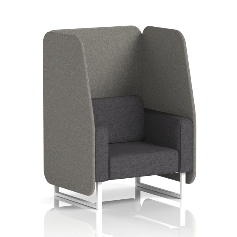 Brixworth Open Booth With White Legs in Two Tone - Image 28