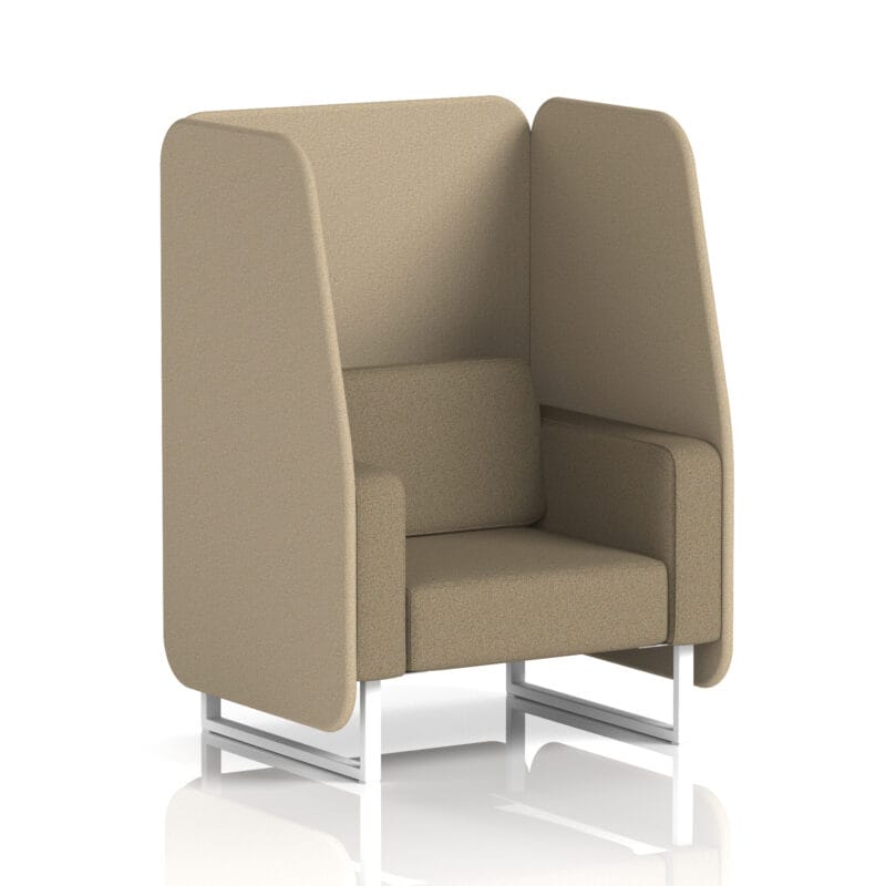 Brixworth Open Booth With White Legs in Two Tone - Image 49