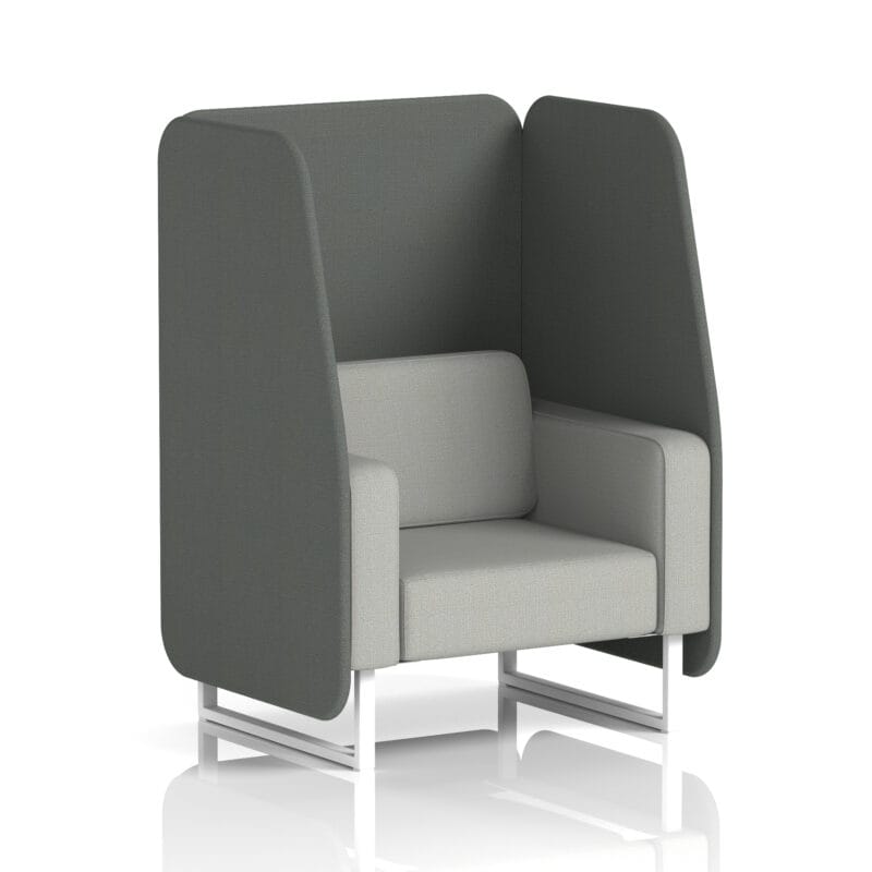 Brixworth Open Booth With White Legs in Two Tone - Image 76