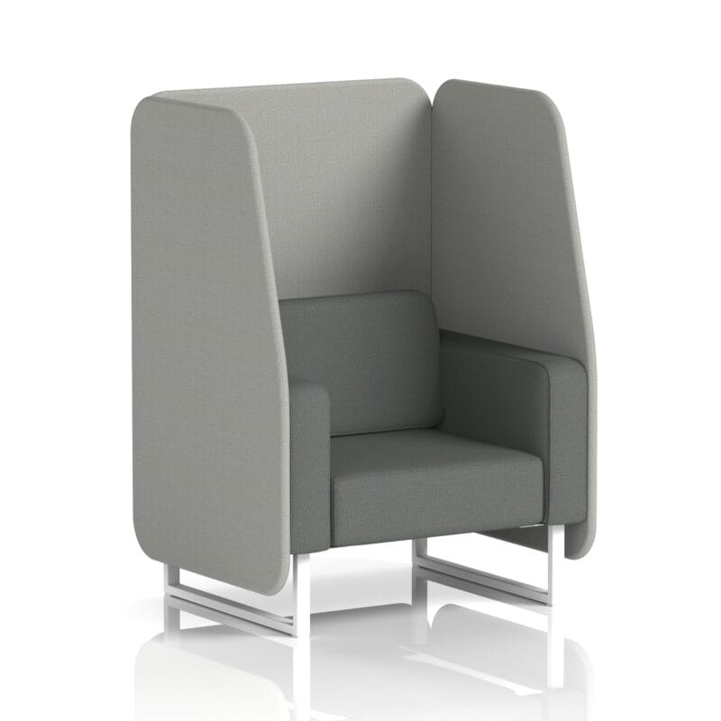 Brixworth Open Booth With White Legs in Two Tone - Image 82