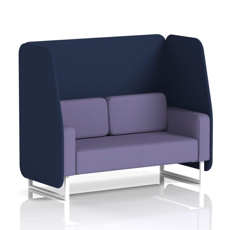 Brixworth Open Booth With White Legs in Two Tone - Image 59