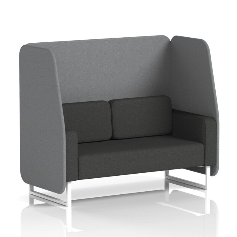Brixworth Open Booth With White Legs in Two Tone - Image 68