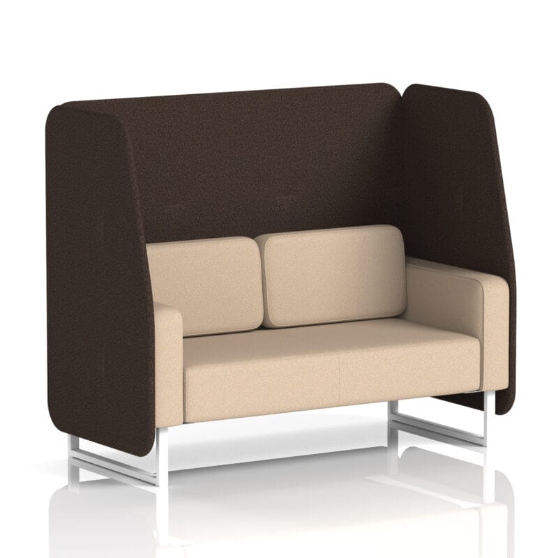 Brixworth Open Booth With White Legs in Two Tone - Image 71