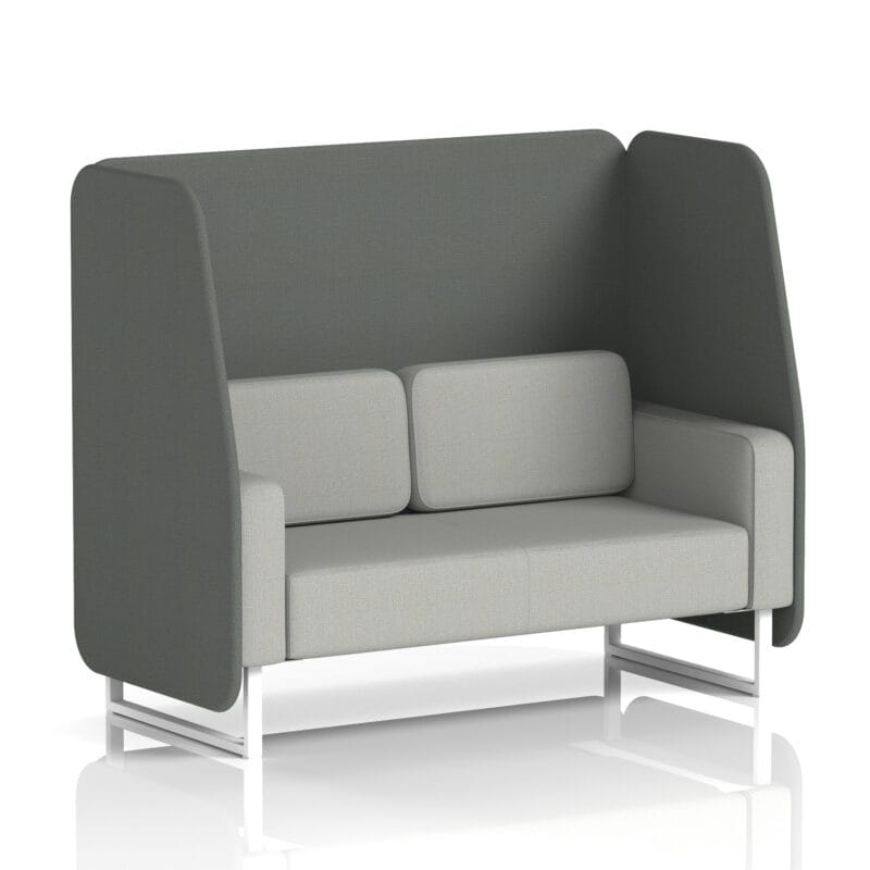 Brixworth Open Booth With White Legs in Two Tone - Image 77