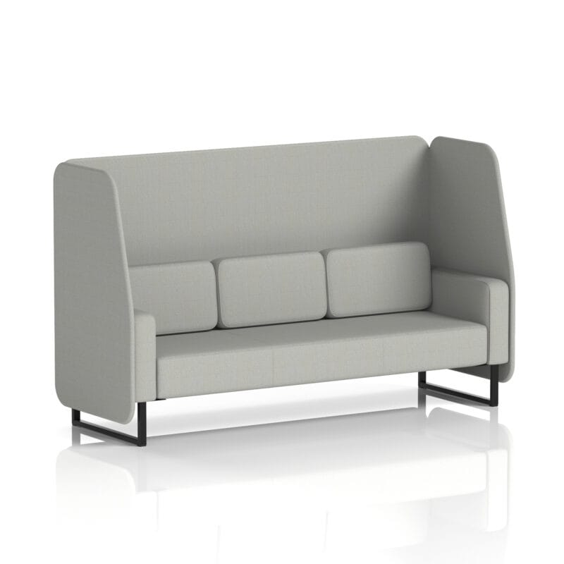 Brixworth Open Booth With Black Legs in Single Tone - Image 84