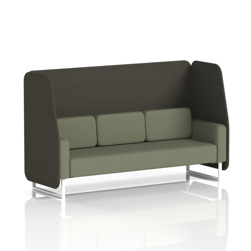 Brixworth Open Booth With White Legs in Two Tone - Image 48