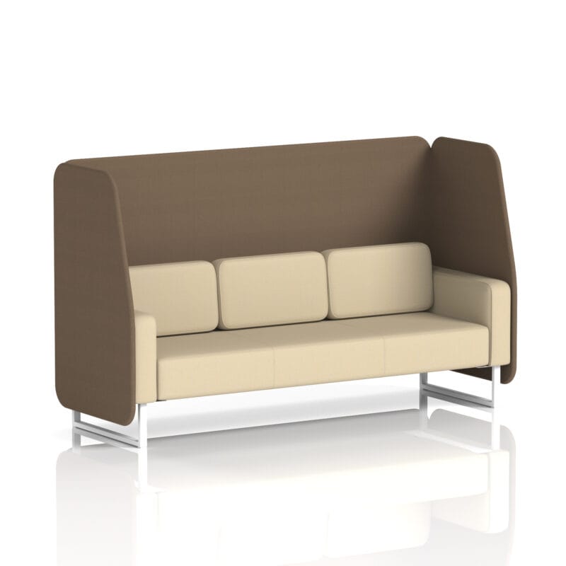 Brixworth Open Booth With White Legs in Two Tone - Image 81
