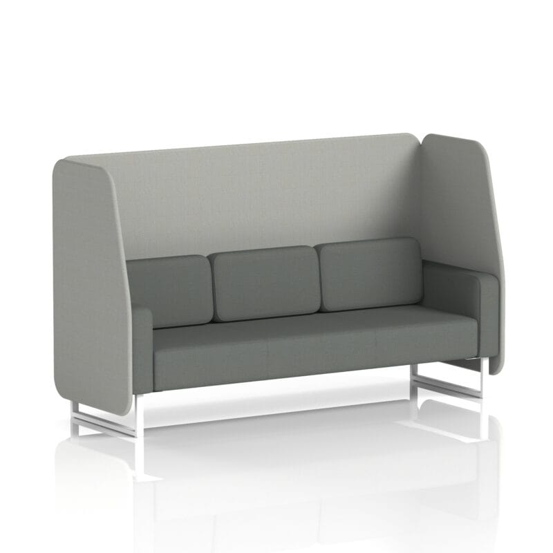 Brixworth Open Booth With White Legs in Two Tone - Image 84
