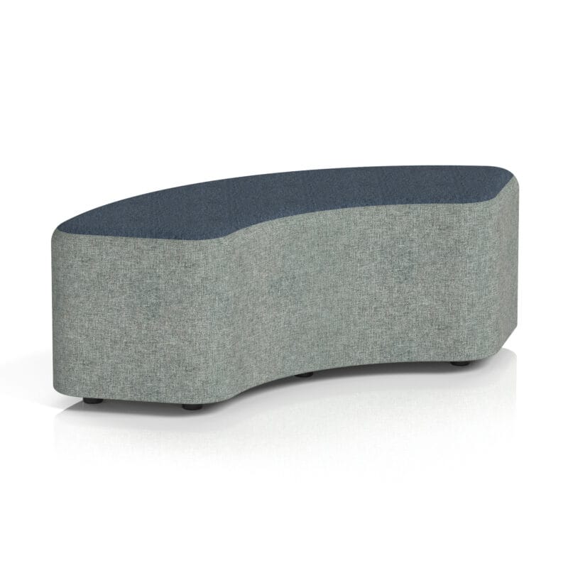 Harlestone Curved Stool in Two Tone - Image 5