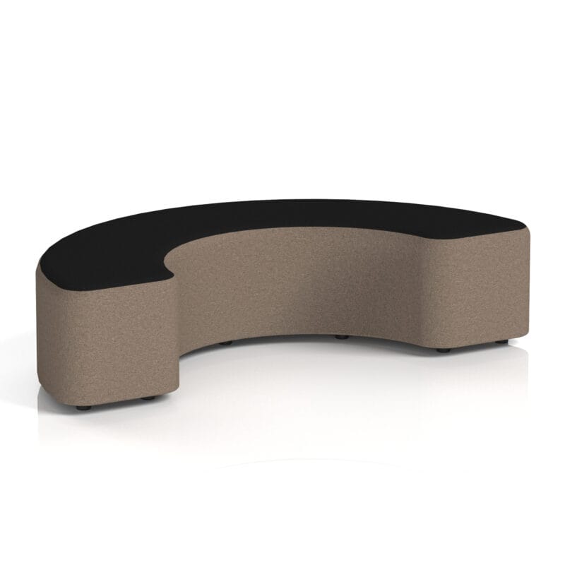 Harlestone Curved Stool in Two Tone - Image 48